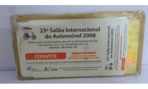Convite 25� Sal�o Internacional Do Autom�vel 2008